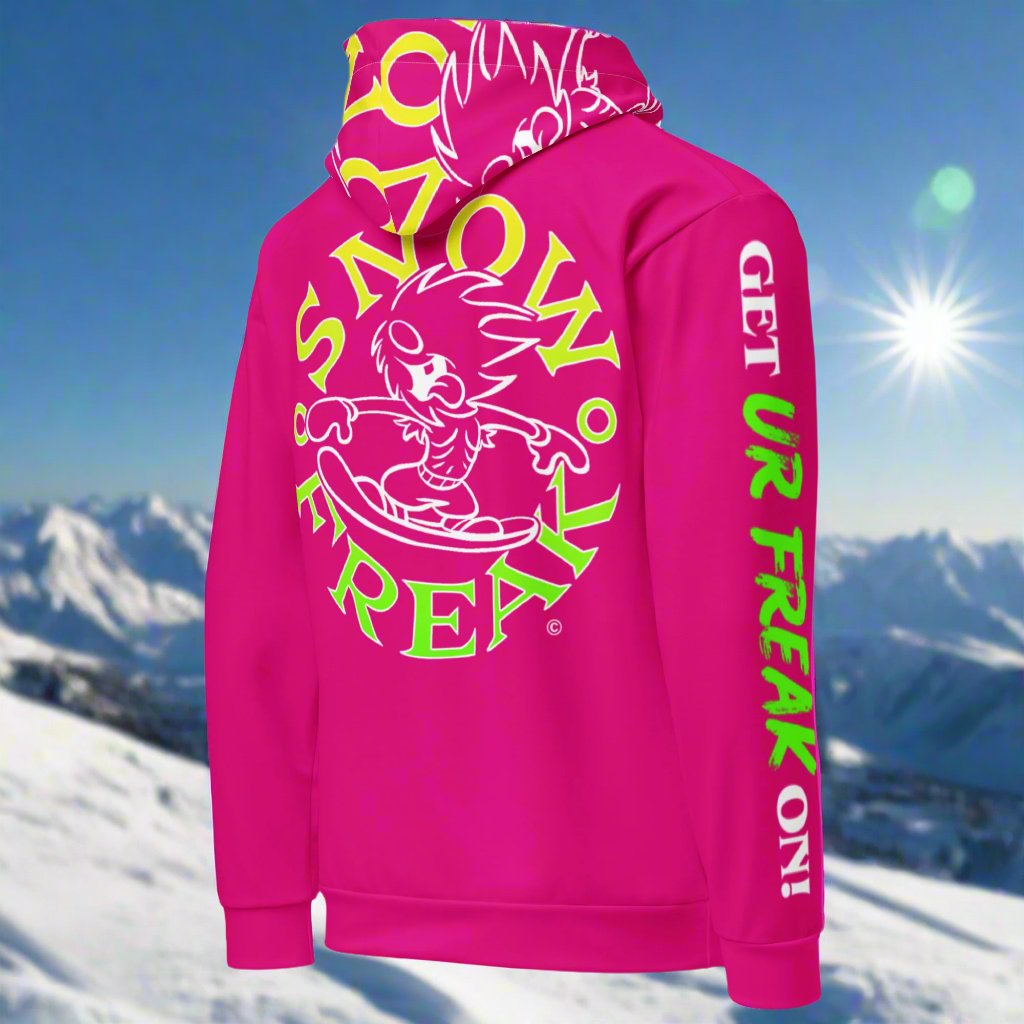 LIME & YELLOW SNOW FREAK© TRADITIONAL HOODIE