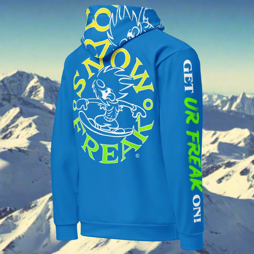 LIME & YELLOW SNOW FREAK© TRADITIONAL HOODIE