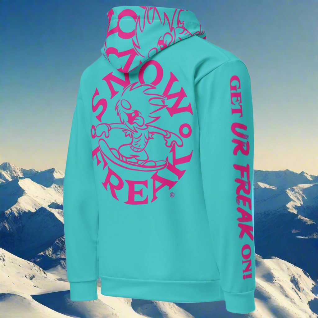 PINK SNOW FREAK© TRADITIONAL HOODIE