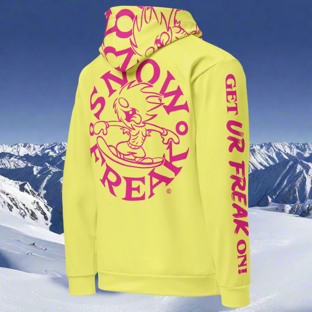 PINK SNOW FREAK© TRADITIONAL HOODIE