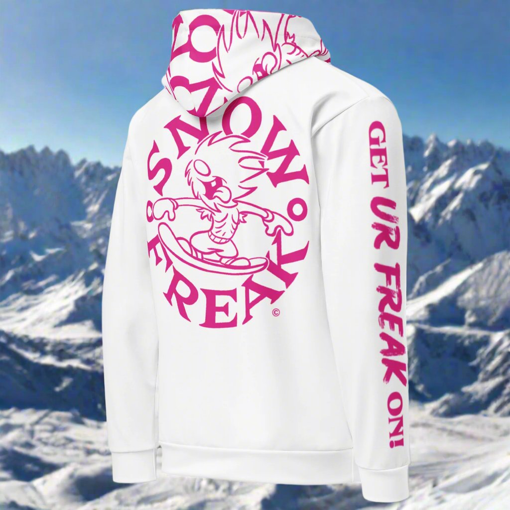 PINK SNOW FREAK© TRADITIONAL HOODIE