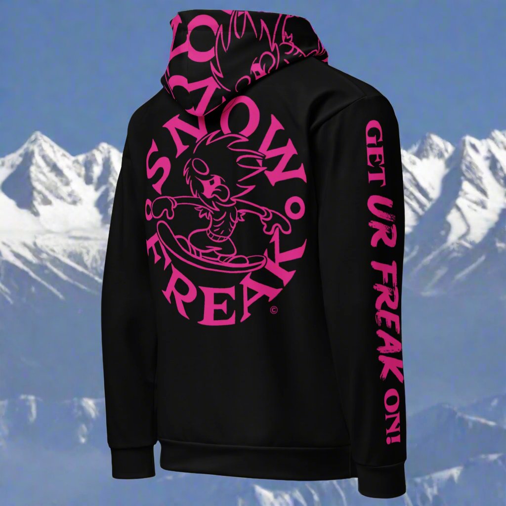 PINK SNOW FREAK© TRADITIONAL HOODIE