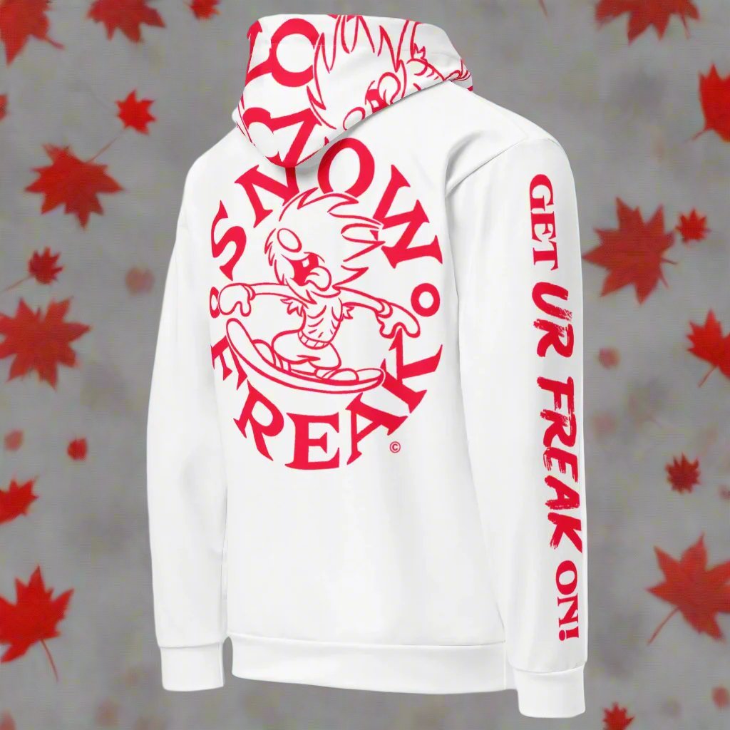 'THE CANUCK' SNOW FREAK© TRADITIONAL HOODIE