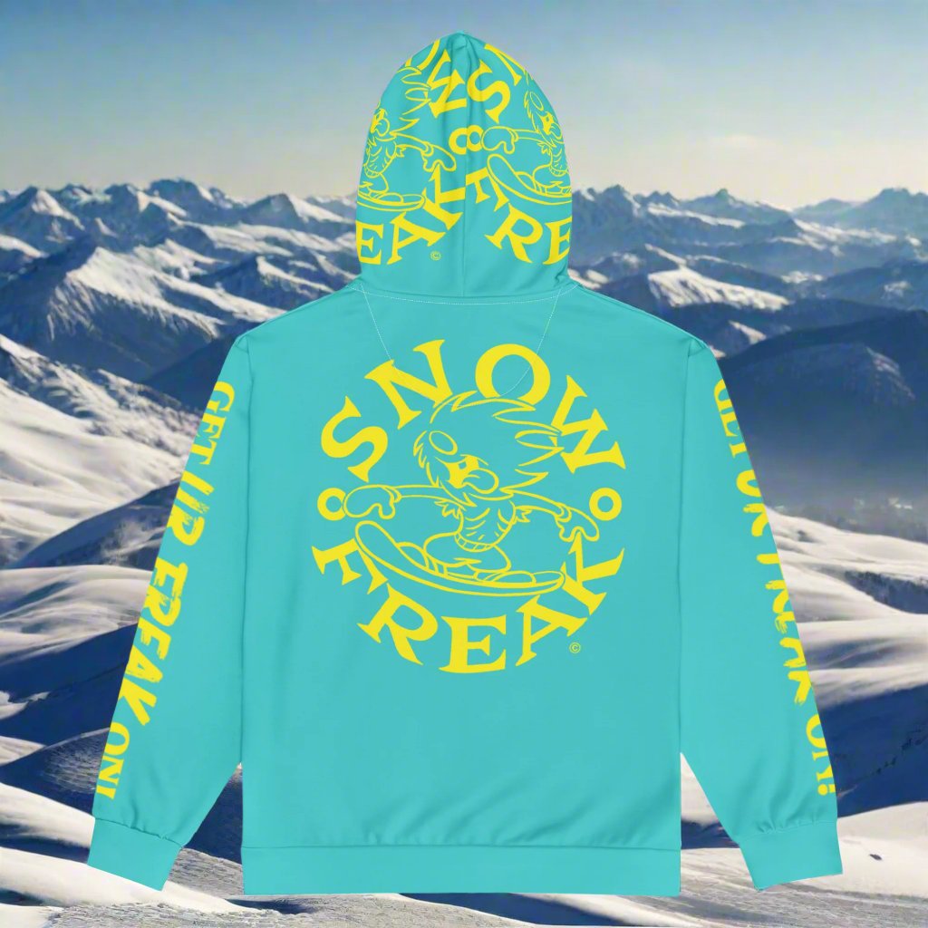 YELLOW SNOW FREAK© TRADITIONAL ZIP-UP HOODIE