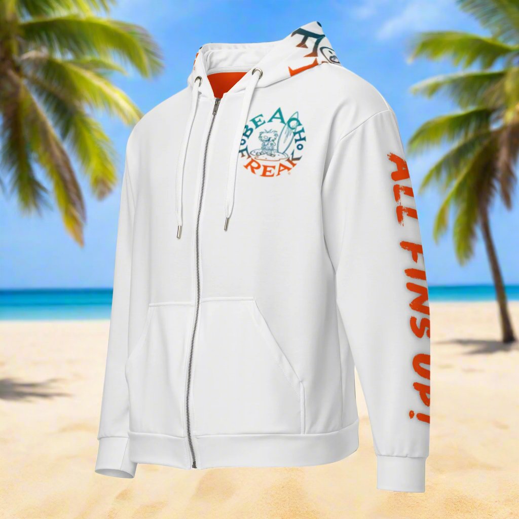 MIAMI BEACH FREAK© TRADITIONAL ZIP-UP HOODIE