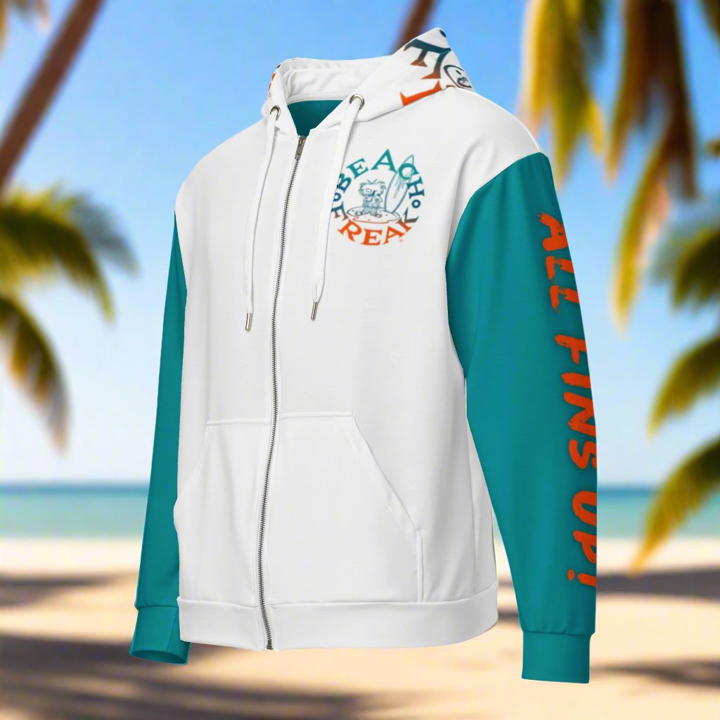 MIAMI BEACH FREAK© TRADITIONAL ZIP-UP HOODIE