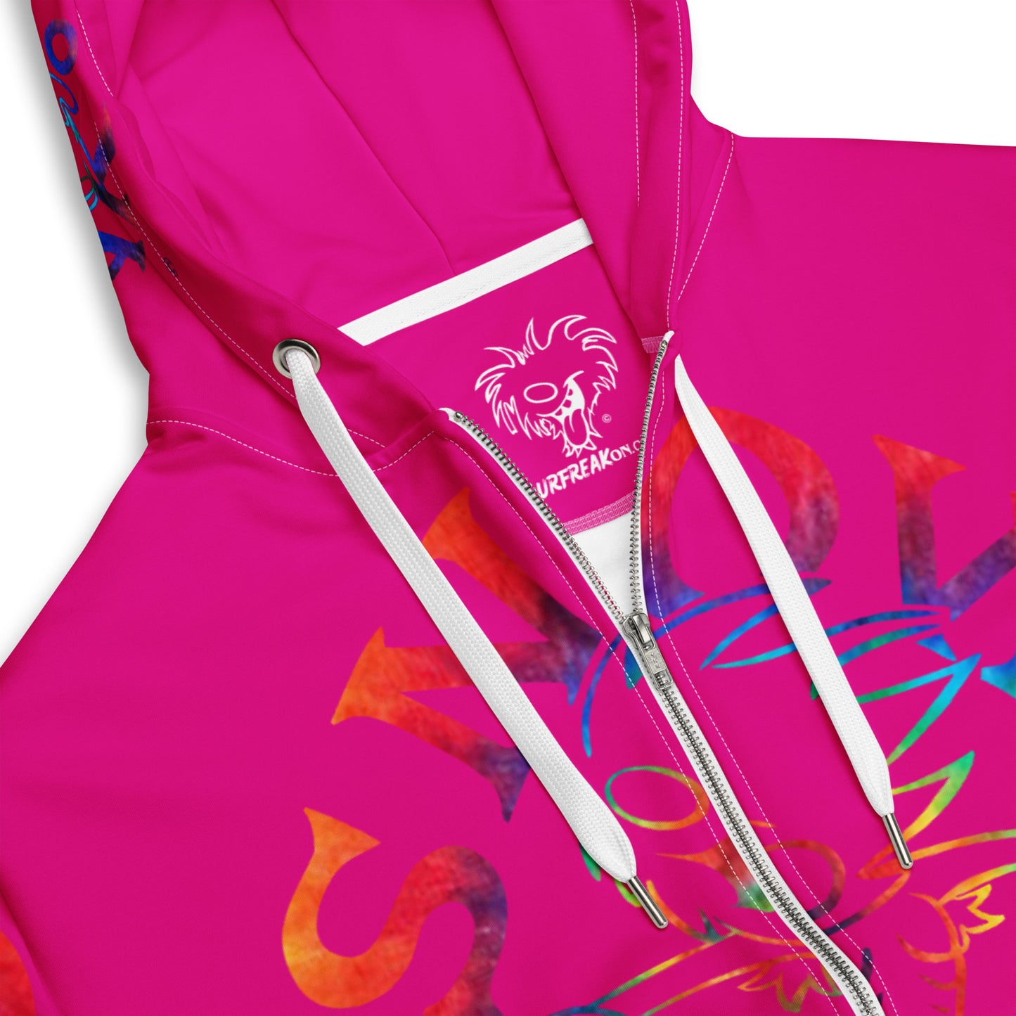 TIE-DYE SNOW FREAK© SPLASH'D© ZIP-UP HOODIE