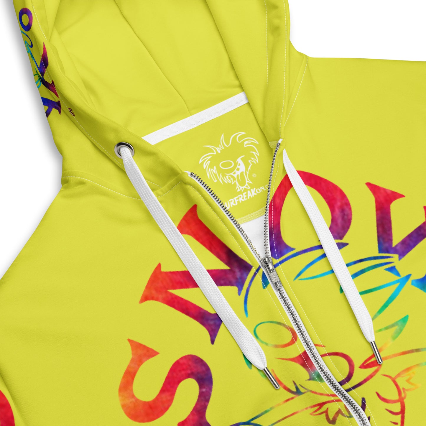 TIE-DYE SNOW FREAK SPLASH'D© ZIP-UP HOODIE