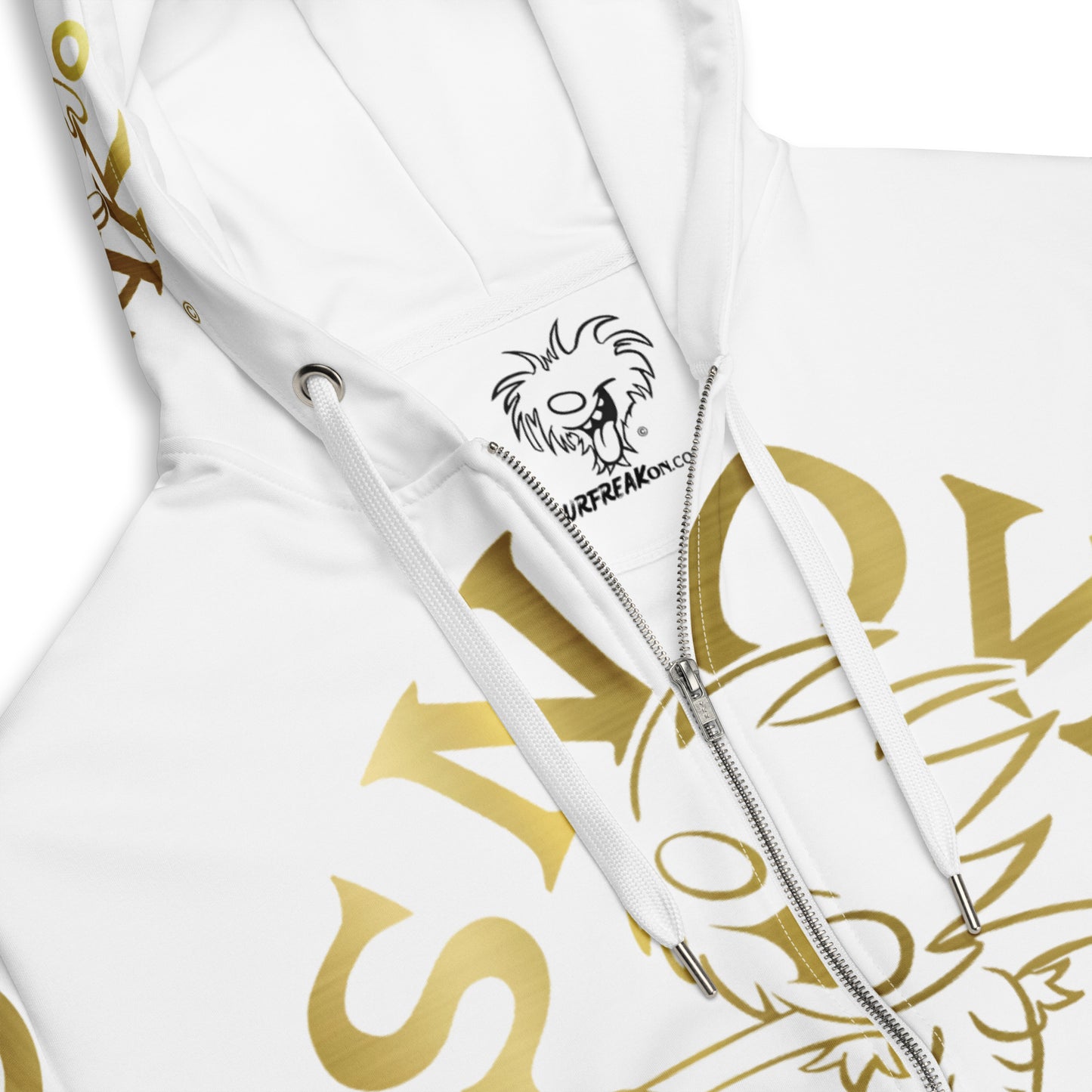 GOLD SNOW FREAK SPLASH'D© ZIP-UP HOODIE