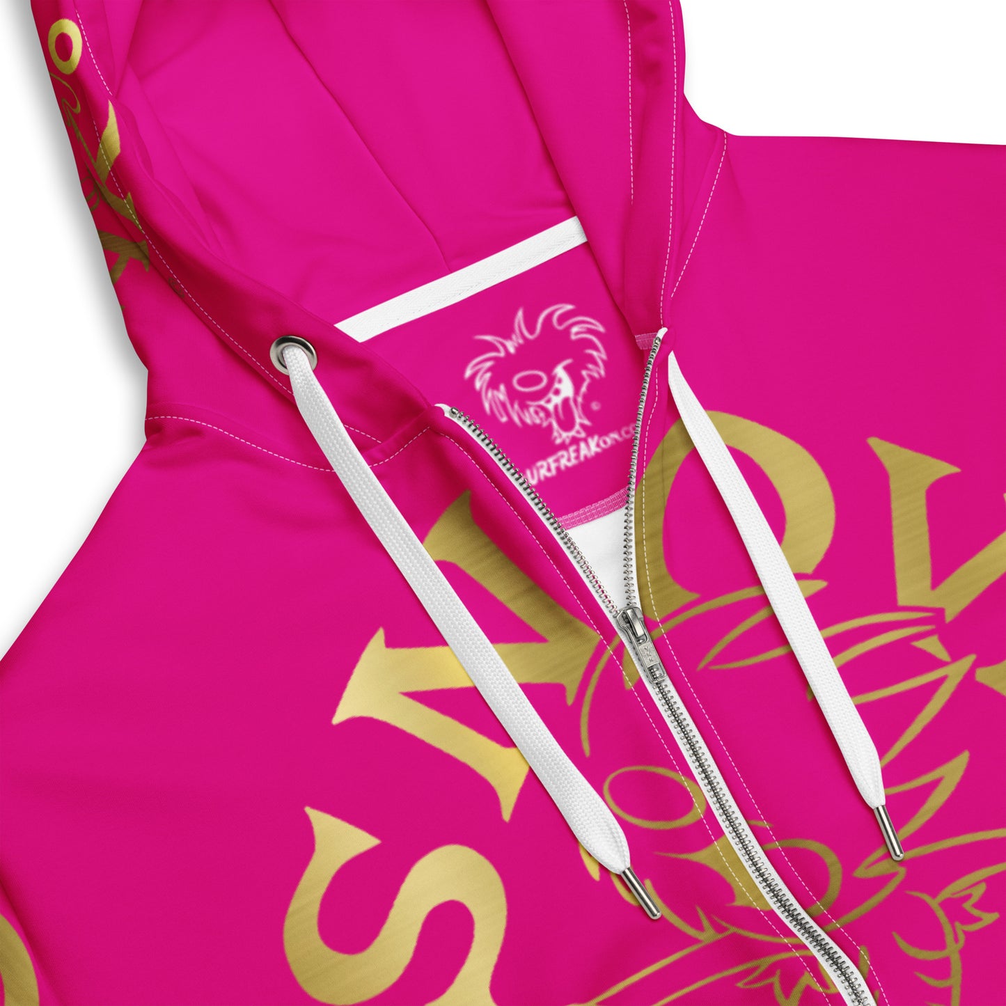 GOLD SNOW FREAK SPLASH'D© ZIP-UP HOODIE