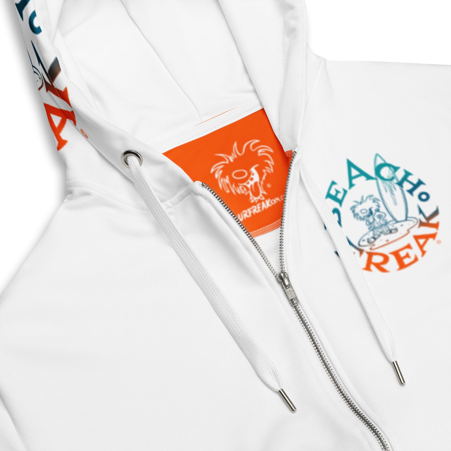 MIAMI BEACH FREAK© TRADITIONAL ZIP-UP HOODIE