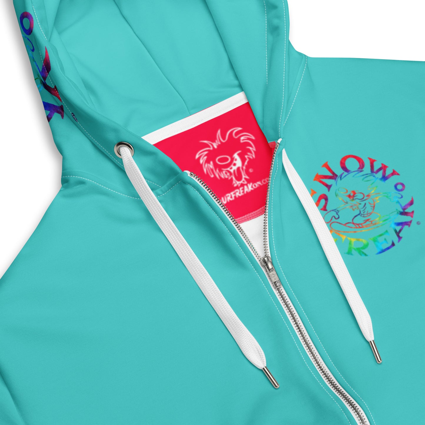 TIE-DYE SNOW FREAK© TRADITIONAL ZIP-UP HOODIE