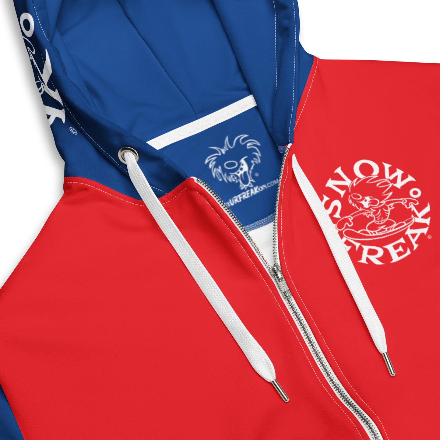 'THE PATRIOT' SNOW FREAK© ZIP-UP HOODIE