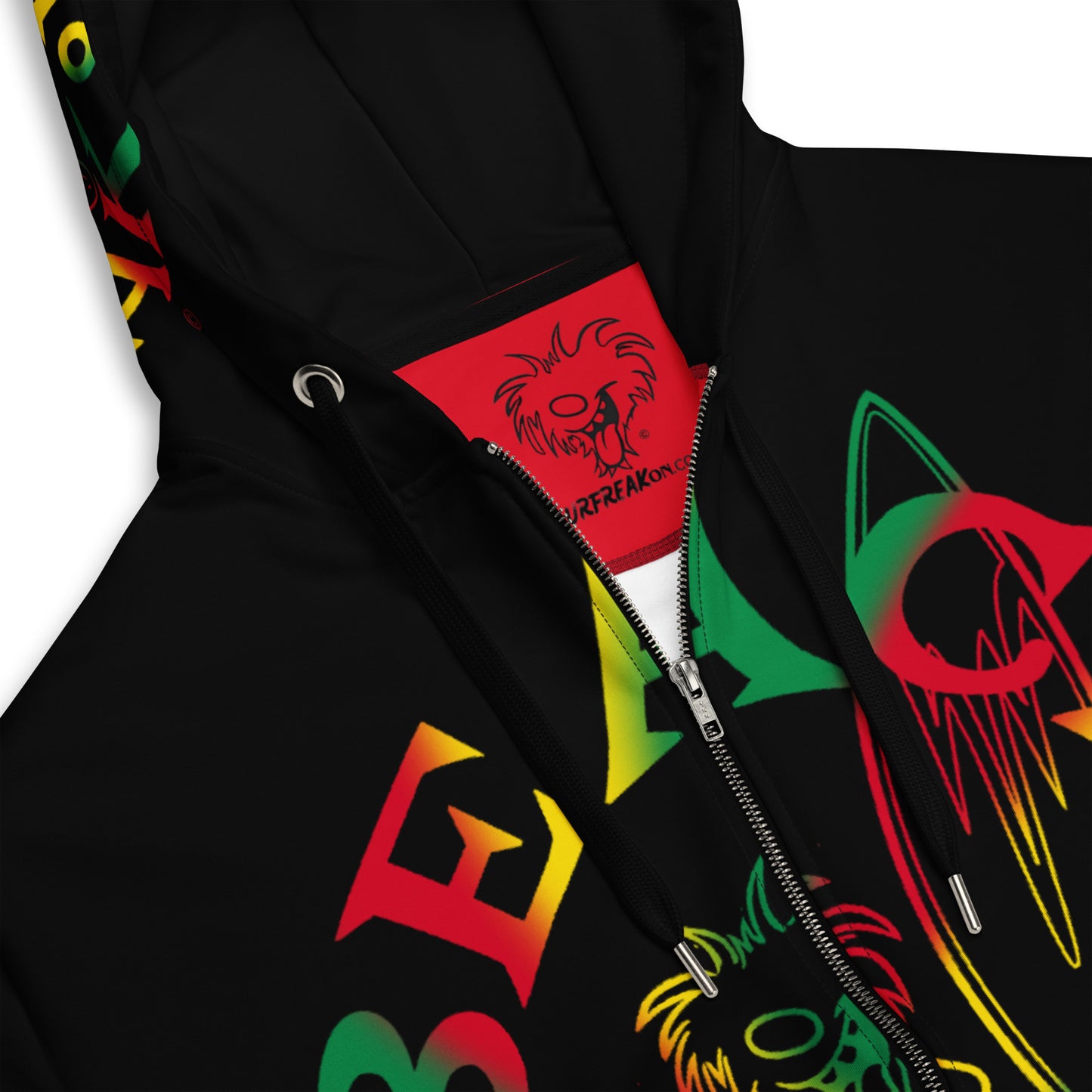 THE ISLANDER BEACH FREAK SPLASH'D© ZIP-UP HOODIE
