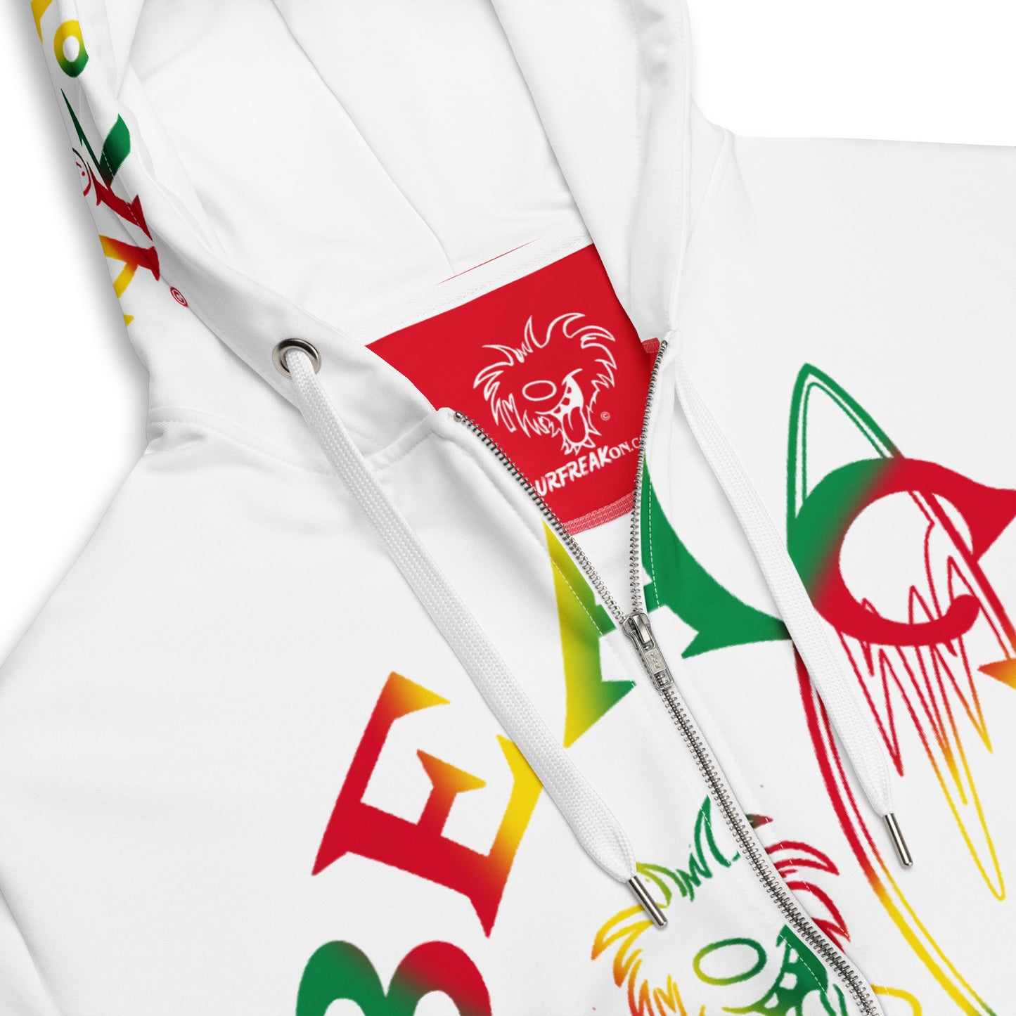 THE ISLANDER BEACH FREAK SPLASH'D© ZIP-UP HOODIE