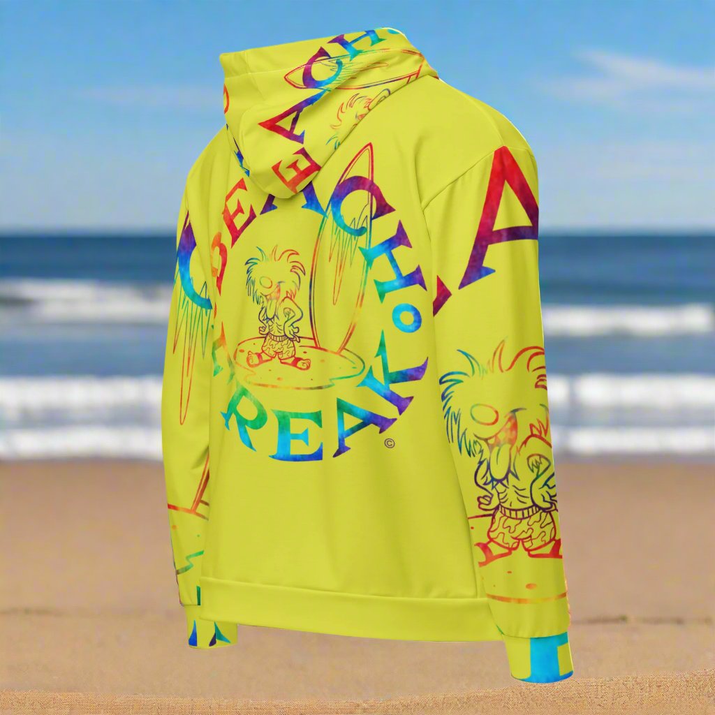 TIE-DYE BEACH FREAK© SPLASH'D© ZIP-UP HOODIE