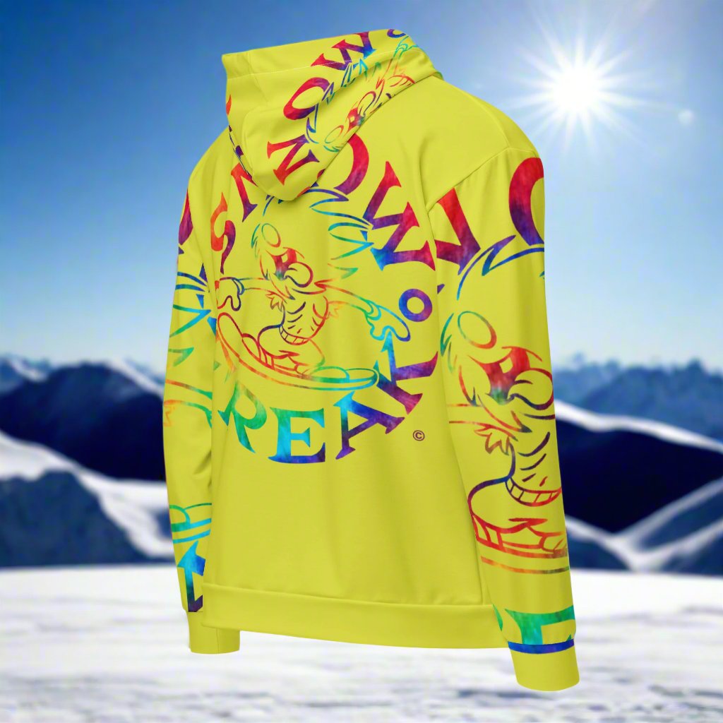 TIE-DYE SNOW FREAK© SPLASH'D© ZIP-UP HOODIE