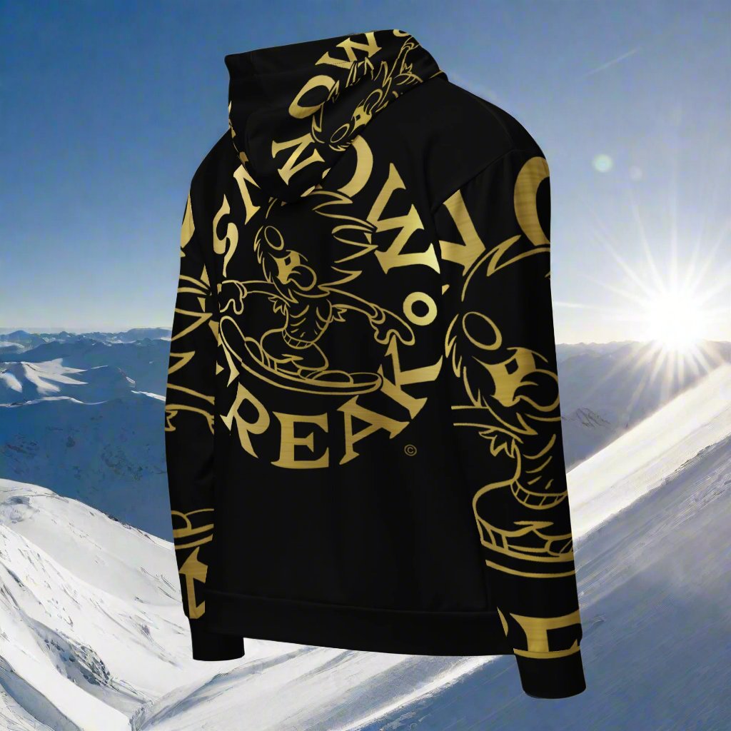 GOLD SNOW FREAK© SPLASH'D© ZIP-UP HOODIE