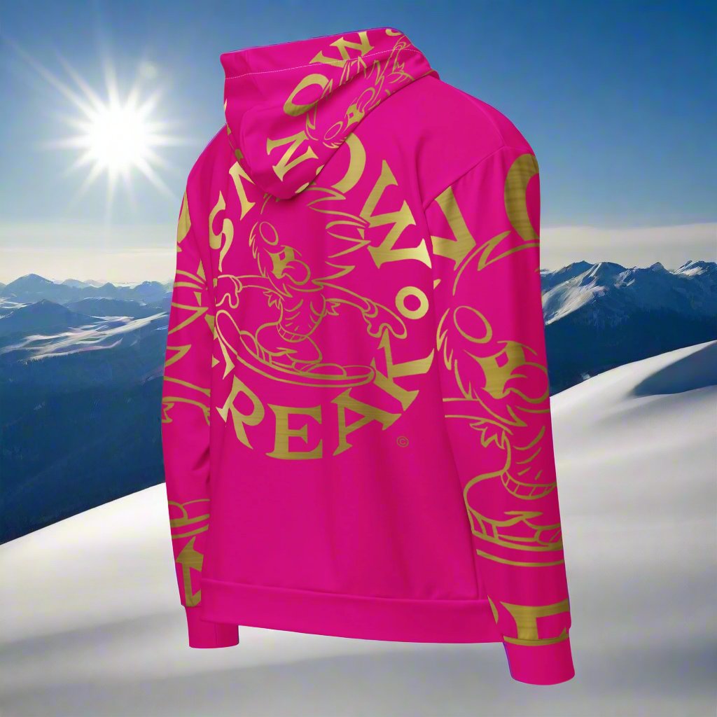 GOLD SNOW FREAK© SPLASH'D© ZIP-UP HOODIE