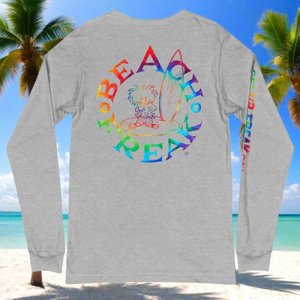 TIE-DYE BEACH FREAK© LONG SLEEVE TEE