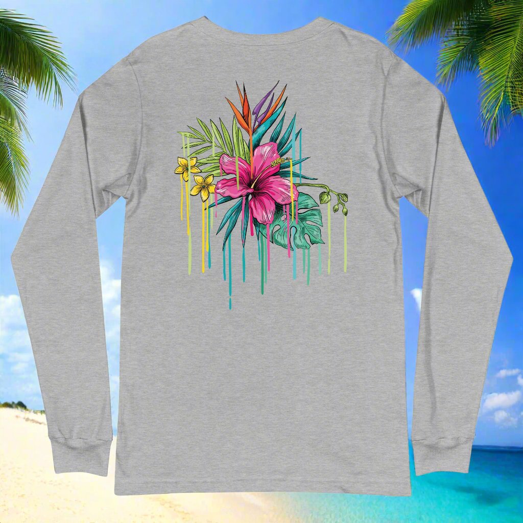TROPICAL PINK BEACH FREAK© LONG SLEEVE TEE