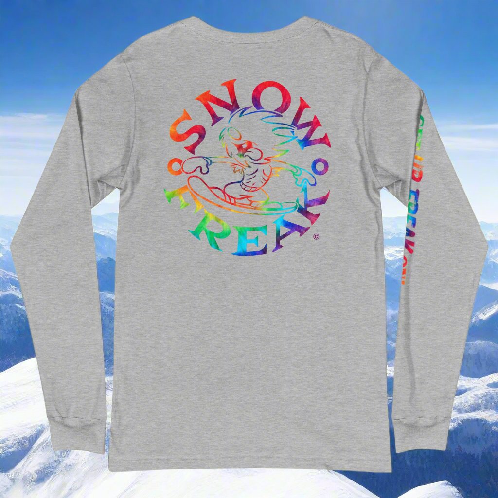 TIE-DYE SNOW FREAK© LONG SLEEVE TEE