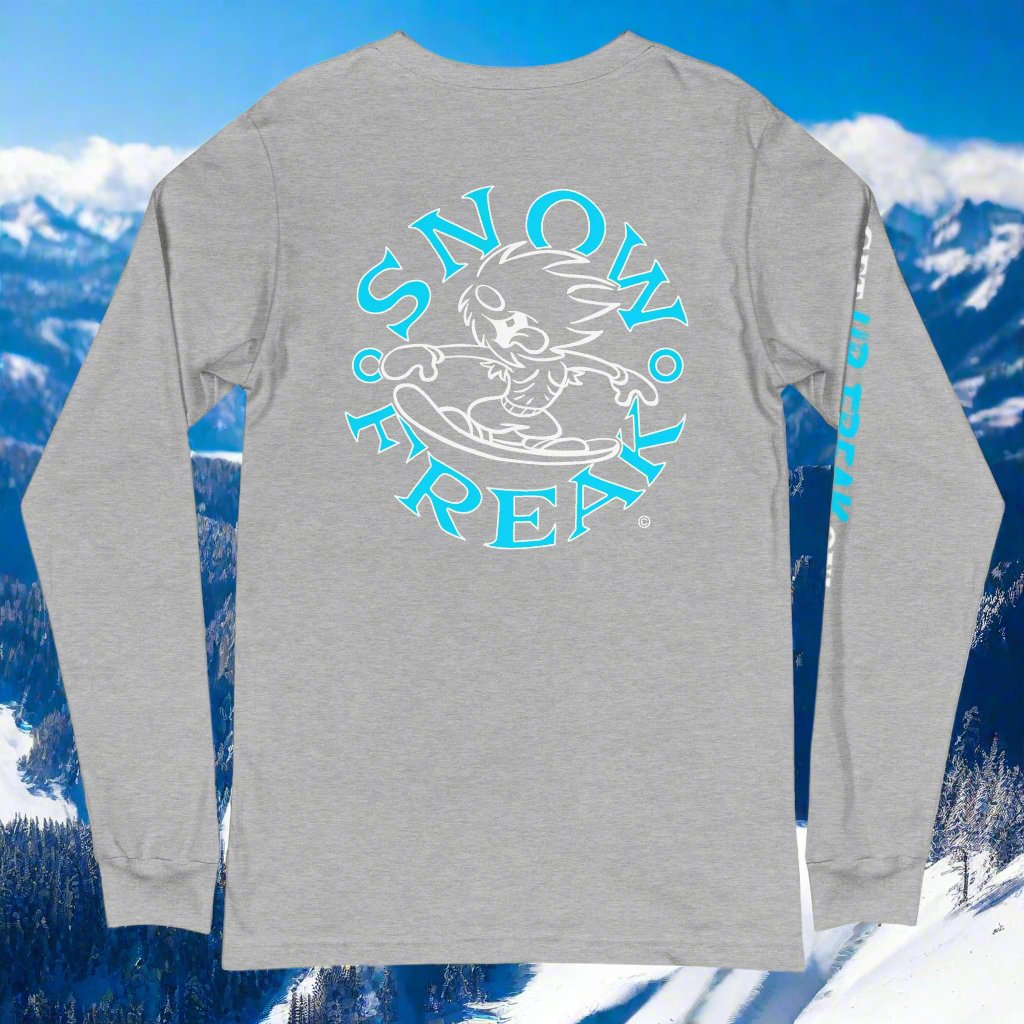 NEON BLUE SNOW FREAK© LONG SLEEVE TEE