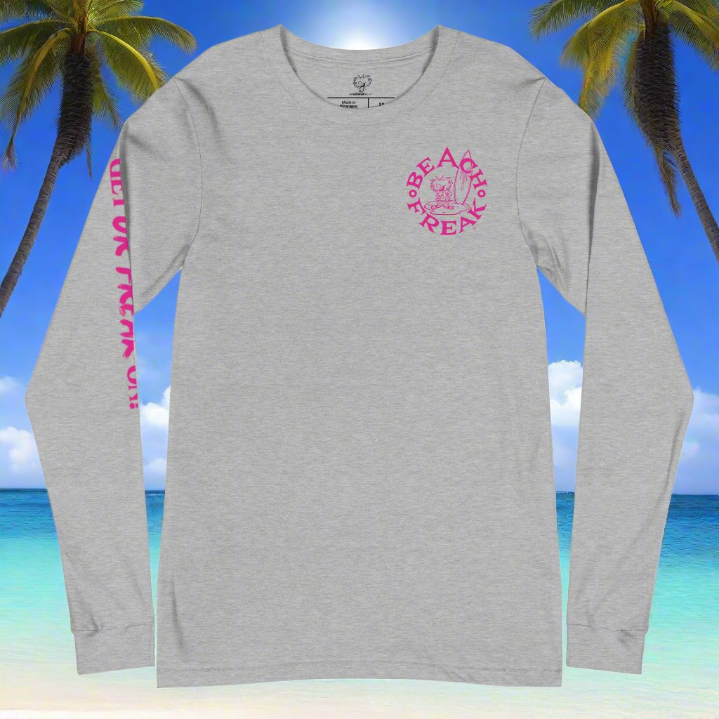 PINK BEACH FREAK© LONG SLEEVE TEE