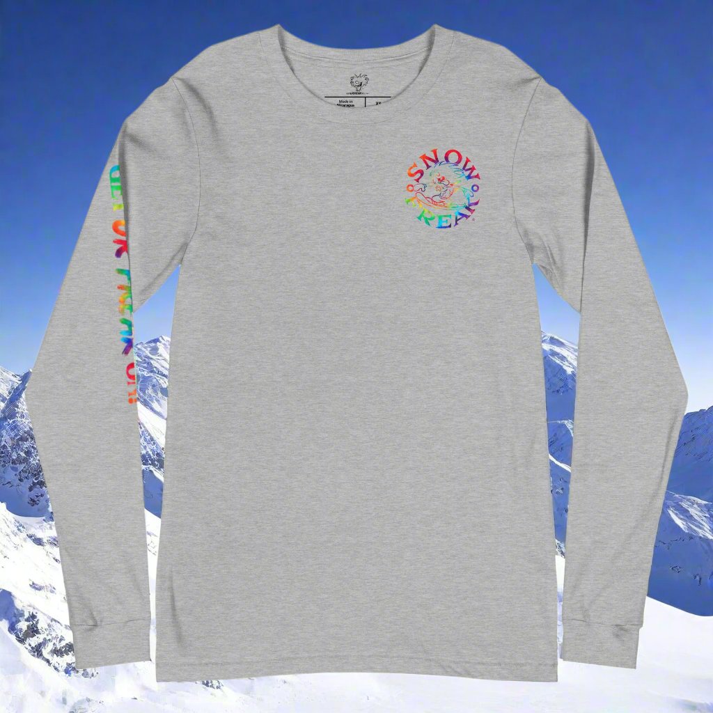 TIE-DYE SNOW FREAK© LONG SLEEVE TEE