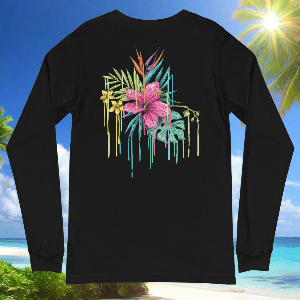 TROPICAL PINK BEACH FREAK© LONG SLEEVE TEE