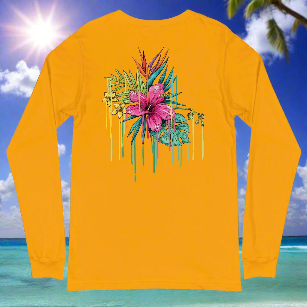 TROPICAL PINK BEACH FREAK© LONG SLEEVE TEE