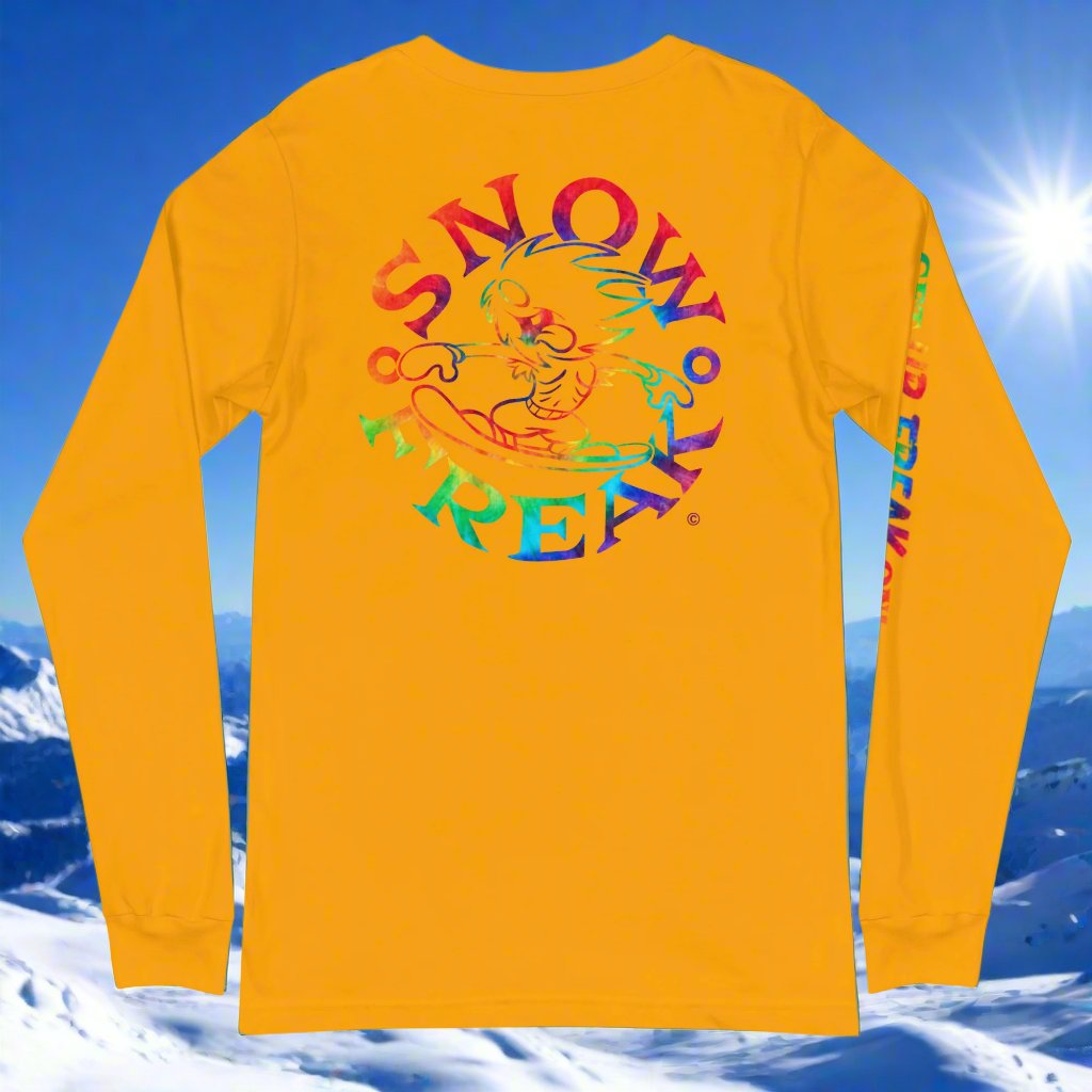 TIE-DYE SNOW FREAK© LONG SLEEVE TEE