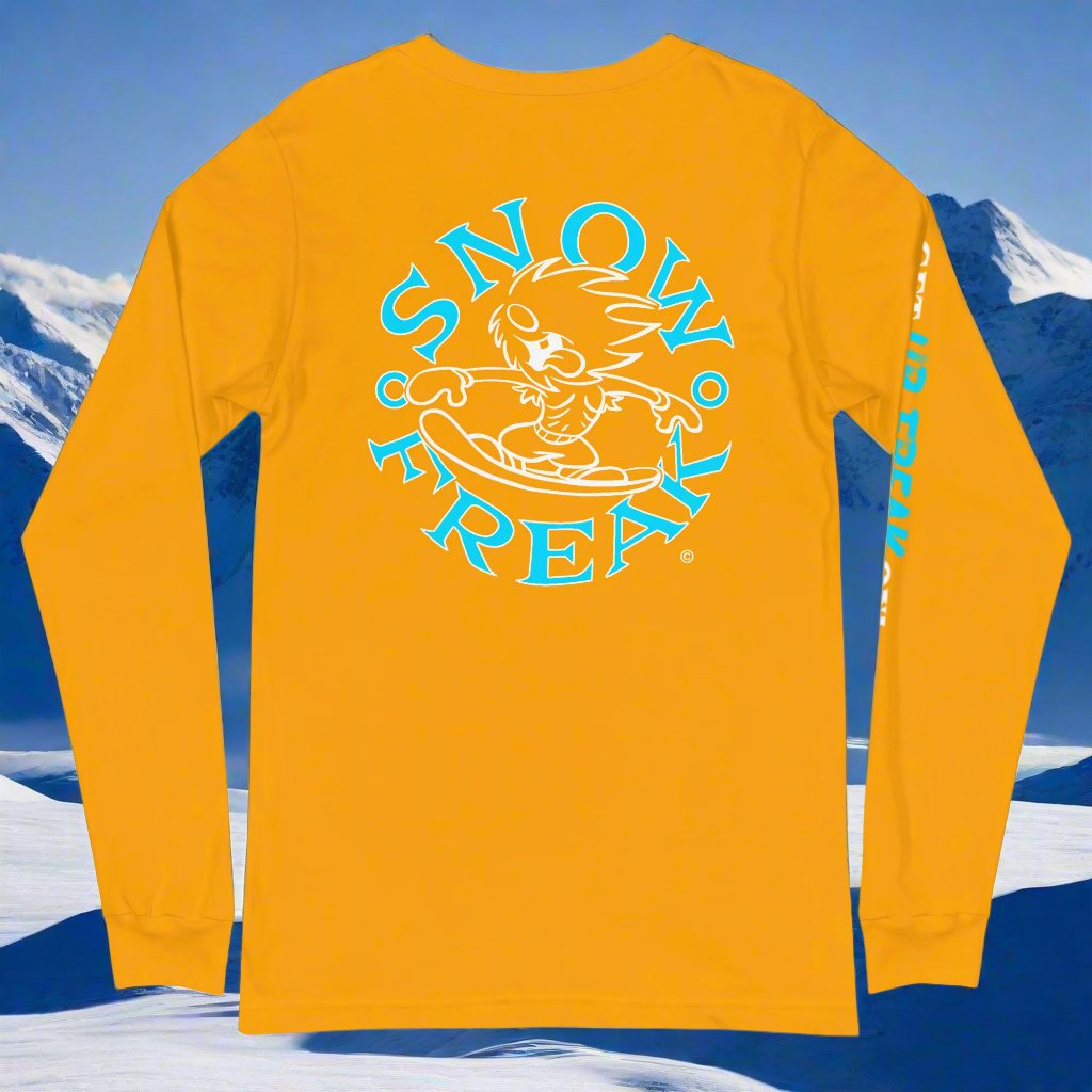 NEON BLUE SNOW FREAK© LONG SLEEVE TEE