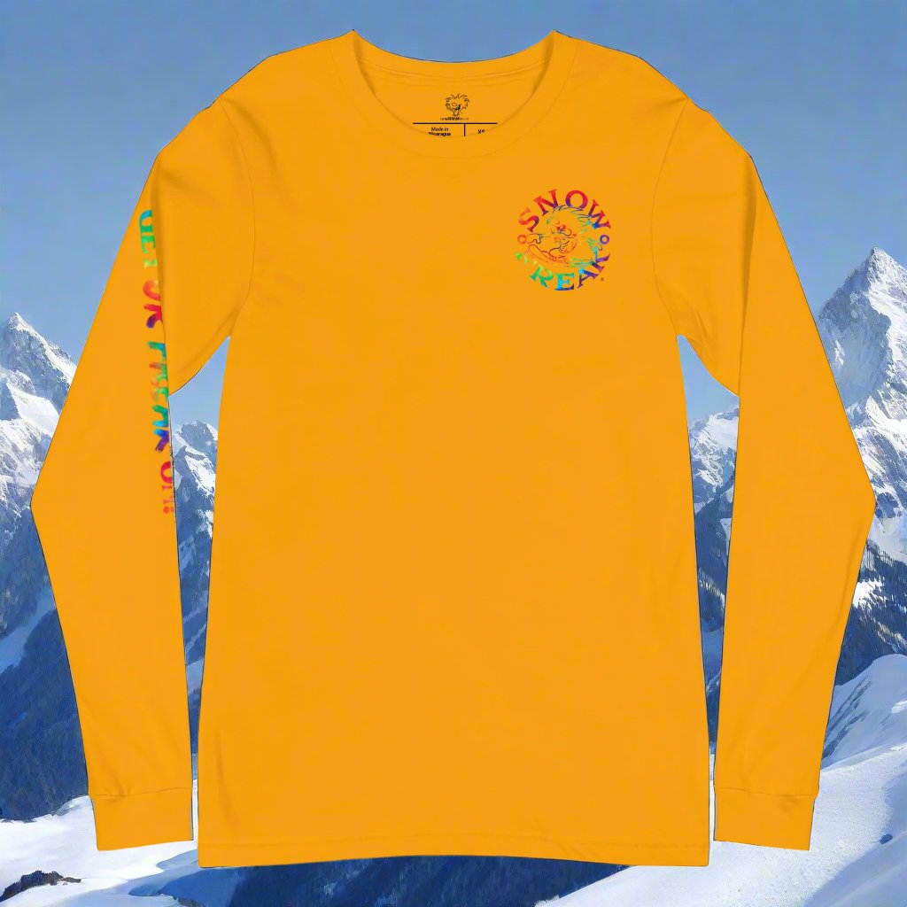 TIE-DYE SNOW FREAK© LONG SLEEVE TEE