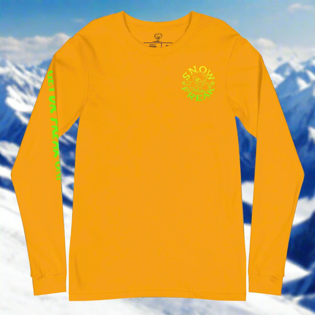 LIME & YELLOW SNOW FREAK© LONG SLEEVE TEE