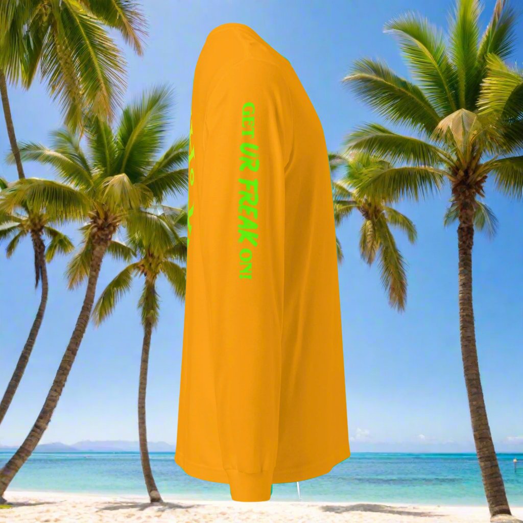 LIME & YELLOW BEACH FREAK© LONG SLEEVE TEE
