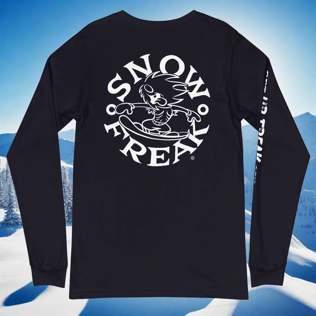 WHITE SNOW FREAK© LONG SLEEVE TEE
