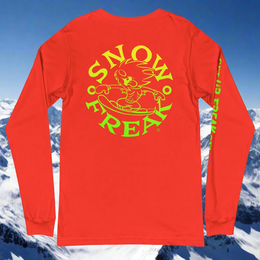 LIME & YELLOW SNOW FREAK© LONG SLEEVE TEE