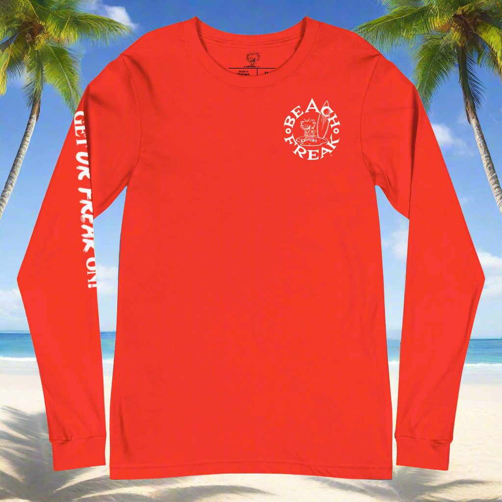 WHITE BEACH FREAK© LONG SLEEVE TEE