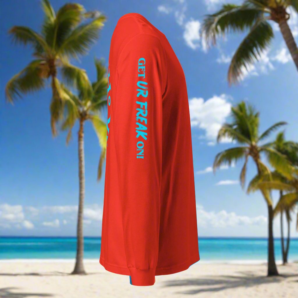 NEON BLUE BEACH FREAK© LONG SLEEVE TEE