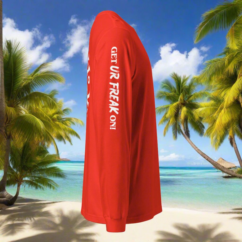 WHITE BEACH FREAK© LONG SLEEVE TEE