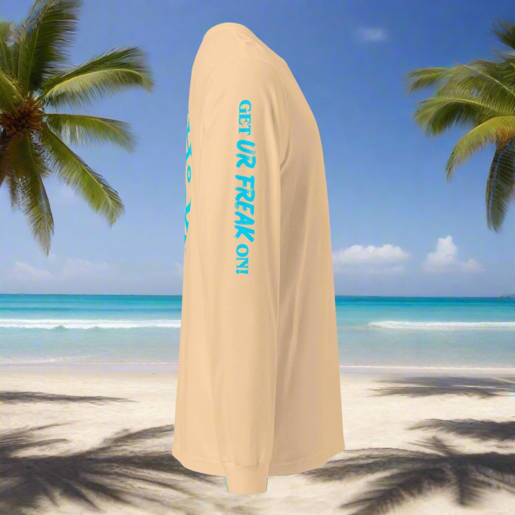 NEON BLUE BEACH FREAK© LONG SLEEVE TEE