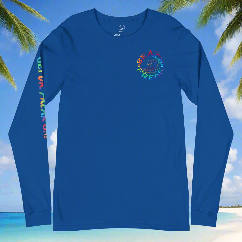 TIE-DYE BEACH FREAK© LONG SLEEVE TEE
