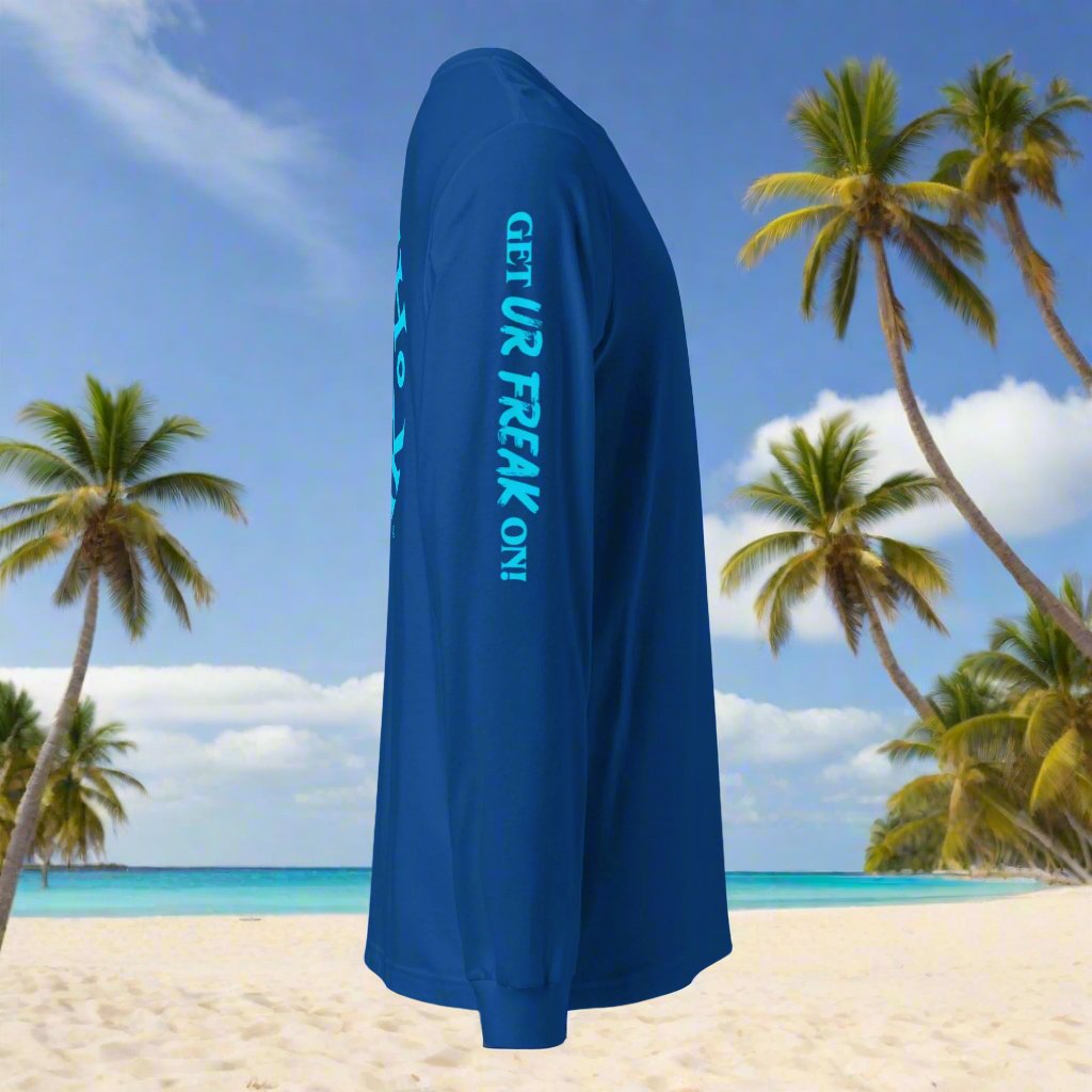 NEON BLUE BEACH FREAK© LONG SLEEVE TEE