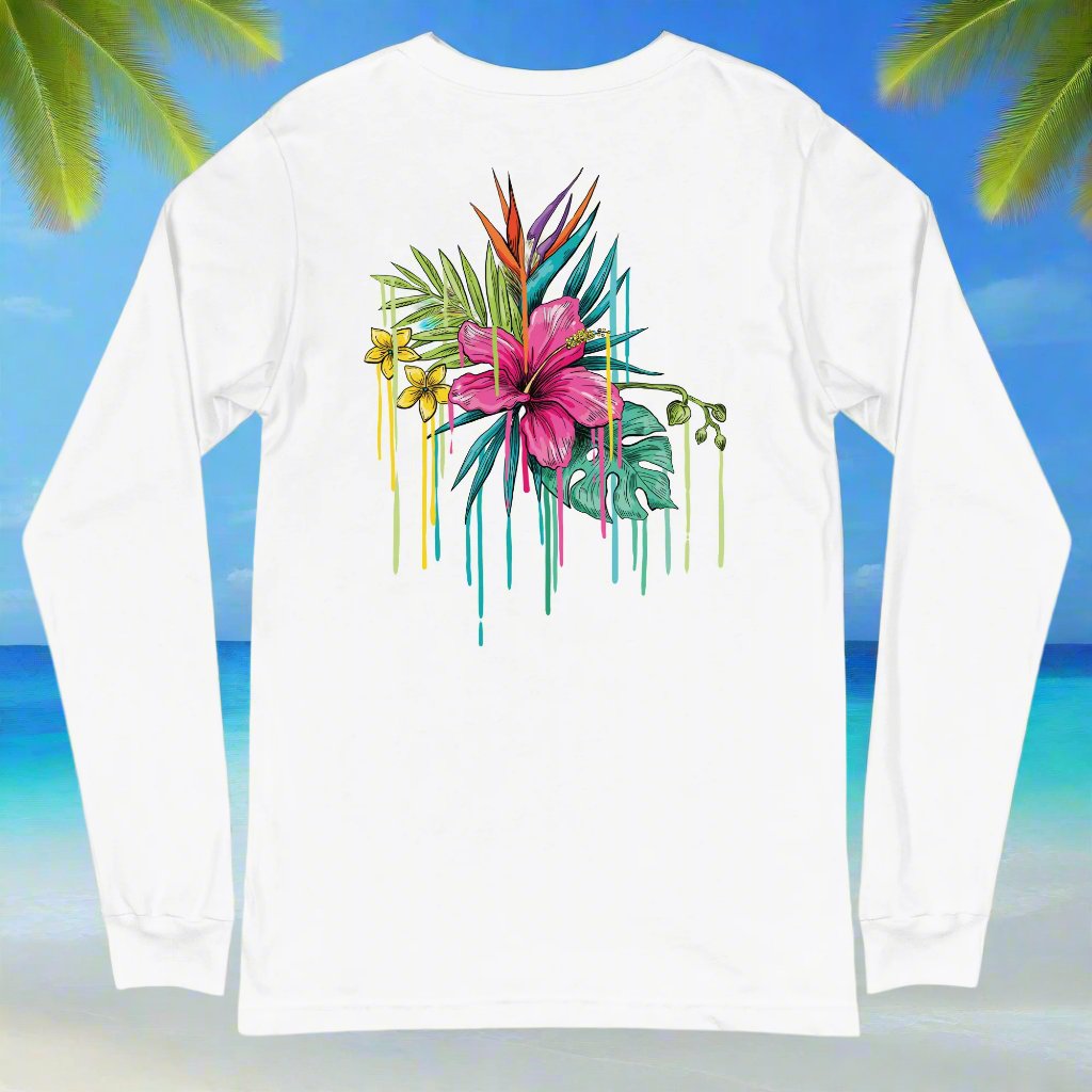TROPICAL PINK BEACH FREAK© LONG SLEEVE TEE