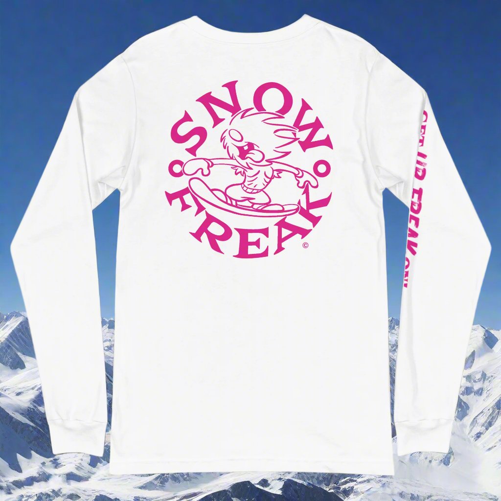 PINK SNOW FREAK© LONG SLEEVE TEE