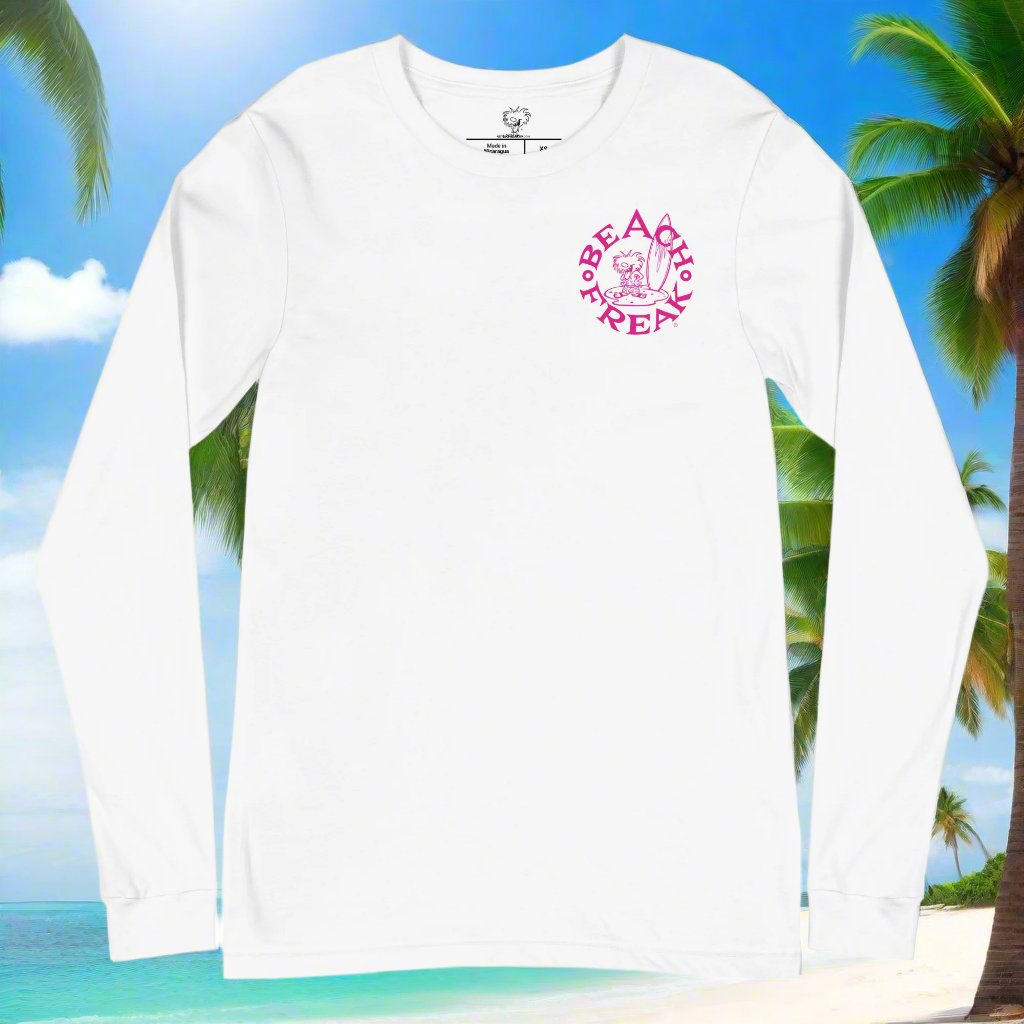 TROPICAL PINK BEACH FREAK© LONG SLEEVE TEE