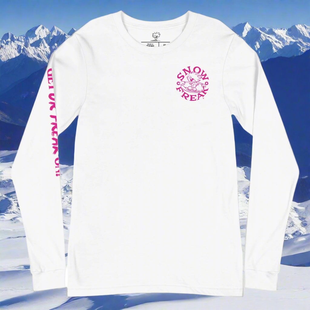 PINK SNOW FREAK© LONG SLEEVE TEE