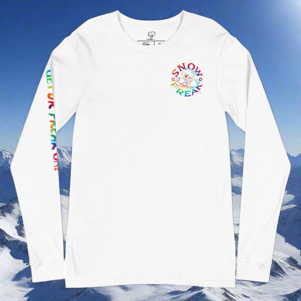 TIE-DYE SNOW FREAK© LONG SLEEVE TEE