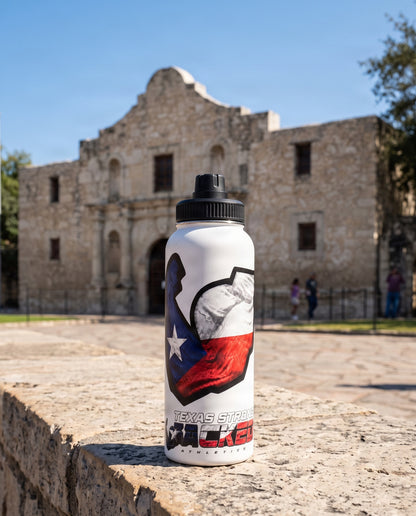 JACKED™ TEXAS 'GET FLEXED' Stainless Steel SPORT Water Bottle